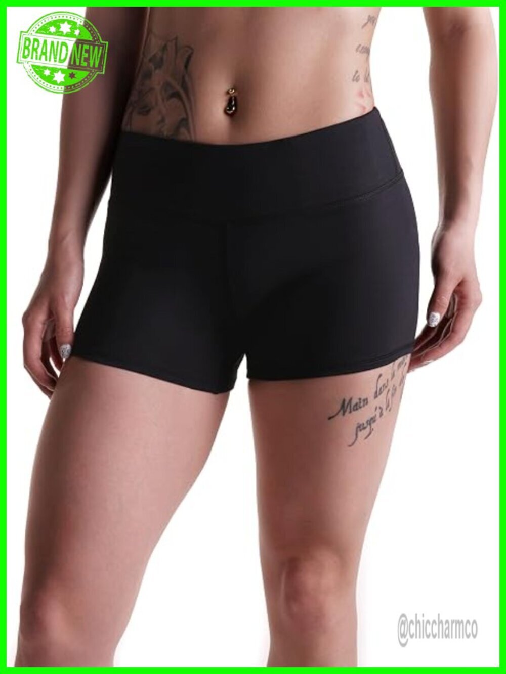 3" Compression Workout Shorts for Women High Stretch Athletic Running